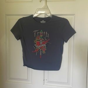 Hollister semi-crop top